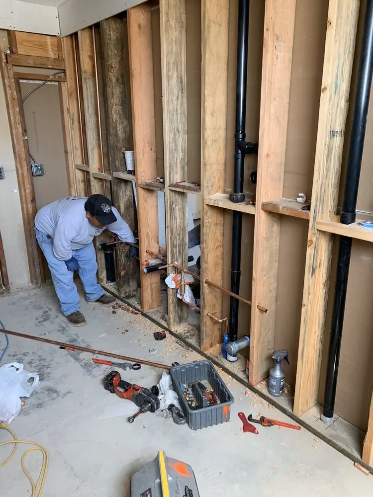 Commercial rough-in plumbing for Commercial Plumbing in Greenville